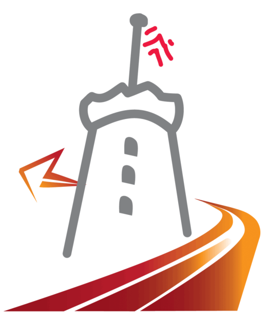 Nur Burg und Laufbahn weißer Hintergrund png selbst geamcht